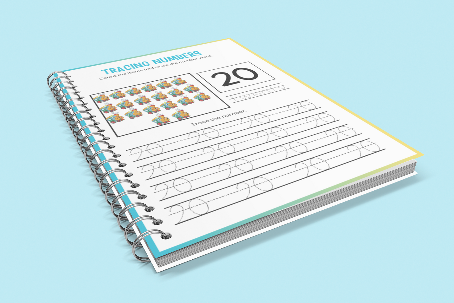 Kindergarten Numbers Workbook